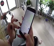 Sexy allemande en latex