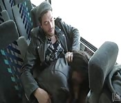 Baise incroyable dans le bus