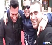 Horny Latina orgy session