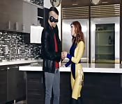 Jean Gray baise avec Wolverine et Cyclops