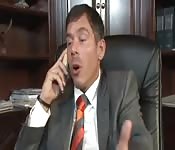 Blonde colleague getting banged