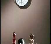 Moana Pozzi and Peter North anal sex